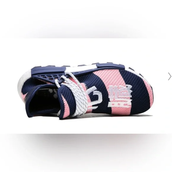 Pharrell x Billionaire Boys Club x NMD Human Race Trail “Heart & Mind” Navy/Pink - Picture 7 of 10